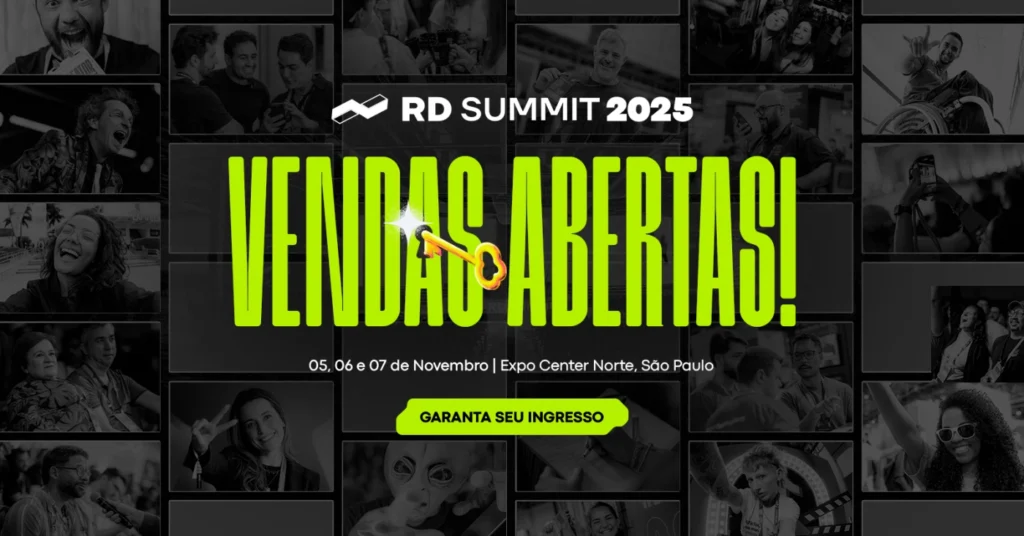 Capa de anúncio do RD Summit 2025